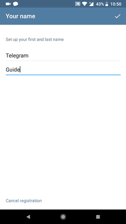 Telegram 姓名